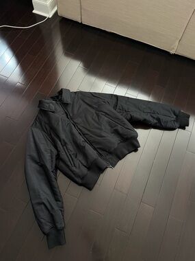 Men's Black Bomber Jacket - Boohoo MAN